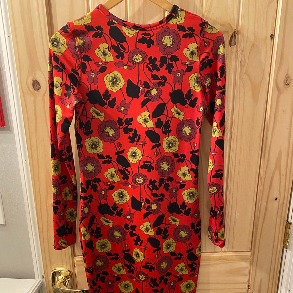 Zara, body con dress midi length